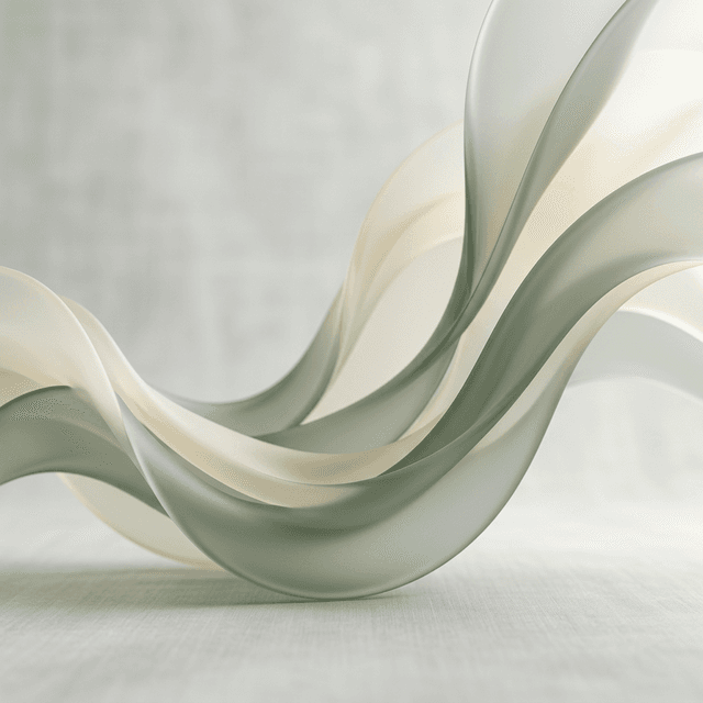 Abstract organic healing aesthetic